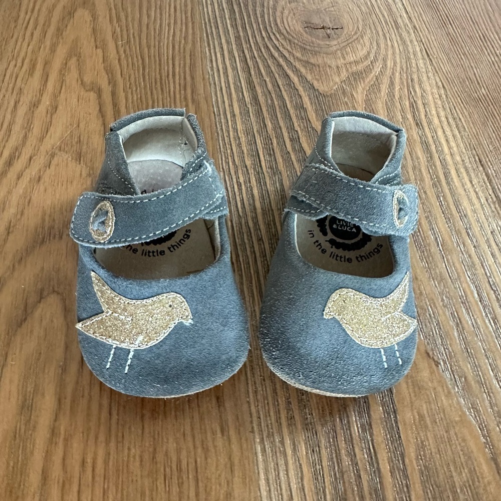 Livie & Luca | Suede Shoes with Birds